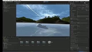 Floating boat simulator Unity Engine