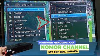 Cara edit nomor channel stb tanaka