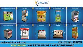 Coldex Soda Fountain Machinery / Bottling Plant / Soda Machine / Sugarcane Machine & other products