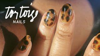DIY TORTOISE SHELL NAIL ART | abetweene