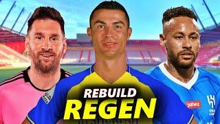 MESSİ NEYMAR RONALDO REGENLERİ HÜCUM HATTI! JAHN REGENSBURG REBUILD! EA FC 25 KARİYER MODU