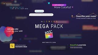 mLowers Mega Pack Final Cut Pro X Plugin