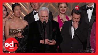 Brian Cox Takes a Stand On Ukraine at SAG Awards