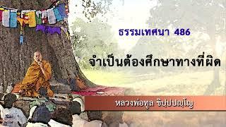 จำเป็นต้องศึกษาทางที่ผิด | ธรรมเทศนา 486 (12 ส.ค. 2549) | หลวงพ่อทูล ขิปฺปปญฺโญ