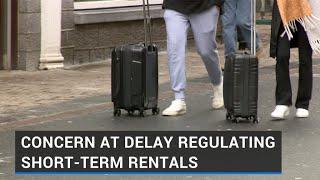 Concern over delays around short-term letting regulation