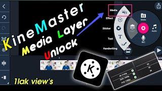 How to enable kinemaster media option | kinemaster layer problem solve|Kine Master Media layer| 2021