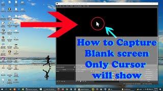 HOW TO CAPTURE A BLANK SCREEN IN OBS \ Hide desktop wallpaper in obs