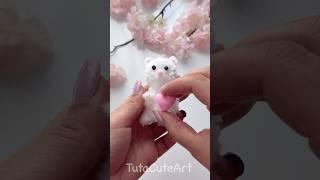 DIY teddy bear keychain ‍️🩷