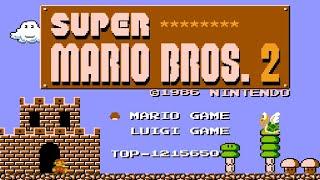 Super Mario Bros 2: The Lost Levels - Complete Walkthrough