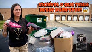 Inacreditável o que tinha nesse dumpster dos Estados Unidos!