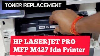 Replace HP LaserJet Pro MFP M427fdn Printer Toner