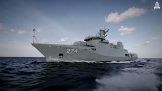 PAKISTAN NAVY COMMISSIONS OFFSHORE PATROL VESSEL PNS YAMAMA IN ROMANIA