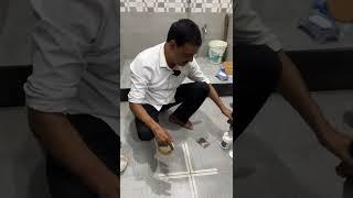 Bathroom waterproofing solution 9880487301 and how to apply #short #shorts #ytshorts