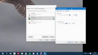 Microphone recording setup Windows 10