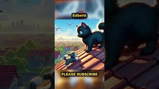 shadow black cat and cloud gray dog #cat #dog #shorts #short #feedshorts #shortvideo #ai