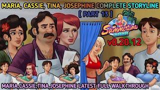 maria, cassie, tina, josephine summertime saga || full storyline latest complete guide { part 13 }