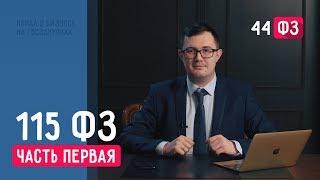 115 ФЗ / Часть 1 /  Госзакупки / Что делать, чтобы не заблокировали счет?