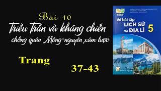 Vở bài tập LỊCH SỬ ĐỊA LÝ lớp 5 kết nối | Bài 10 triều trần và kháng chiến chống quân mông nguyên