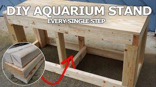 Aquarium Stand Build - Every Step to DIY a Aquarium Stand