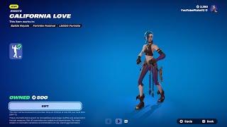 *NEW* TUPAC CALIFORNIA LOVE EMOTE! Fortnite Item Shop [November 13th, 2024]