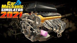 Обзор двигателя V12 M120 в Car Mechanic Simulator 2021!