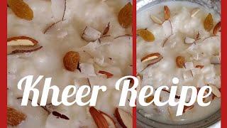 Chawal ki kheer recipe in hindi by Shama/Cooking/Channel