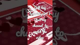 Gift Bag Tutorial | FF Scrapbooking #shorts #handmade #papercraft #scrapbooking #minialbum #crafts