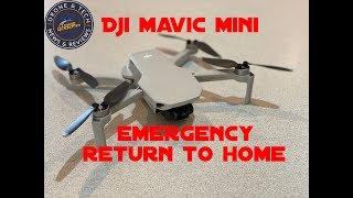 DJI Mavic Mini Emergency Return To Home Flight Tutorial