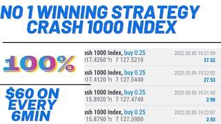 Revealed!!! Crash 1000 index Strategy that will make you a millionaire.