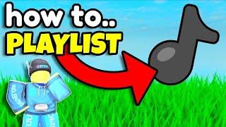 How To MAKE A Music Playlist in Roblox Studio