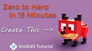 VoxEdit Complete Beginner Tutorial