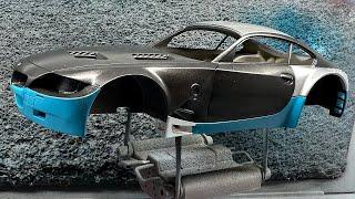 PZY Model BMW Z4 Hatsune Miku 2008 GT3 Studie GLAD Part 1 Paint