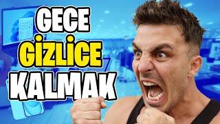 GECE GİZLİCE BİLGİSAYARCIDA KALMAK!