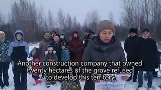 Video appeal from  Kazan: YIT, stop the construction in a natural park!