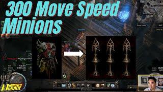 300 Movespeed Minion build. Speed Run Trial of Sekhemas. Infernalist and their buillds.