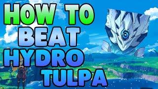 How to EASILY Beat Hydro Tulpa in Genshin Impact - Free to Play Friendly! #genshinboss #genshinguide