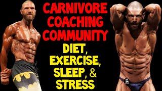 Carnivore Coaching Community: KEEP TRACK of Your Diet, Exercise, Sleep & Stress for OPTIMAL RESULTS!