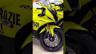 New Yamaha R15 V4 yellow colour | 155cc | Brand new | #yamahar15 #v4