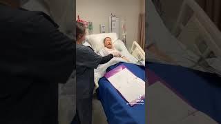 Practical Nursing students insert a nasal cannula #shorts