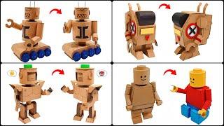 Top 4 Amazing How To Make Robot With Cardboard DIY Cardboard Robot Compilation