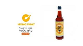 HỒNG PHÁT Nhà Xuất Khẩu: Nước Mắm Cá Cơm Hạnh Phúc 50 độ Đạm Chai 500ml