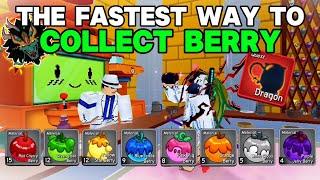 The Fastest Way To Collect All The Berry!! & Unlocking The New Dragon Haki Color In Blox Fruits