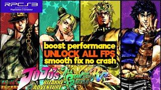 RCPS3 - JoJo's Bizarre Adventure: All Star Battle Very Playable 60 FPS unlock Gameplay & Setting