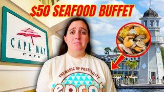 DISNEY WORLD’S ALL YOU CAN EAT SEAFOOD BUFFET- CAPE MAY CAFE- IS IT WORTH IT?