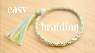 Braiding: easy round cord / круглое плетение ЛЕГКО!