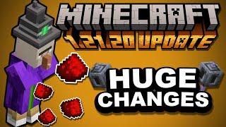 EVERYTHING NEW in Minecraft 1.21.20 Update - HUGE Changes!