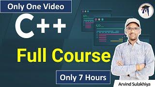 Complete C++ Full Course for Beginners (Hindi)  C++ Tutorial For Beginners | C++ Programming