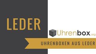 Uhrenbox aus Leder