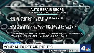 Know your auto repair rights | NBC4 Washington