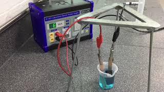 Electrolysis of Copper Sulfate using Copper Electrodes